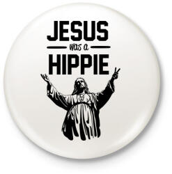 printfashion Jesus was - Kitűző, hűtőmágnes - Fehér (3083855)