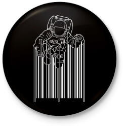 printfashion Asztrokód - Kitűző, hűtőmágnes - Fekete (3092407)