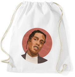 printfashion Asap Rocky - Sportzsák, Tornazsák - Fehér (2656082)