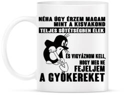printfashion Úgy érzem magam mint a kisvakond - Bögre - Fehér (4856161)