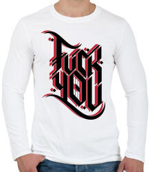 printfashion FY-01-01 - Férfi hosszú ujjú póló - Fehér (5270977)