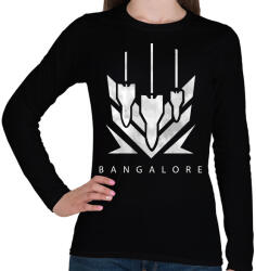 printfashion Apex Legends - Bangalore - Női hosszú ujjú póló - Fekete (1597535)