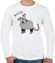 printfashion Oposszum #2 - Férfi hosszú ujjú póló - Fehér (14018535)