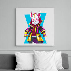 printfashion Fortnite skin - Vászonkép - Fehér (6629109)