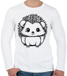 printfashion Sündisznó - Férfi hosszú ujjú póló - Fehér (14049390)