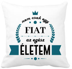 printfashion Nem csak egy Fiat - Párnahuzat, Díszpárnahuzat - Fehér (7183878)
