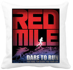 printfashion Red Mile - Párnahuzat, Díszpárnahuzat - Fehér (14928177)