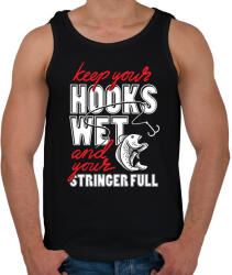 printfashion Nedves horog - Férfi atléta - Fekete (2463763)