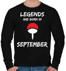 printfashion Naruto szülinap - Szeptember - Férfi pulóver - Fekete (2698894)