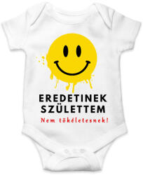 printfashion eredetinek születtem - Baba Body - Fehér (2229824)