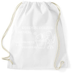 printfashion RENDSZERGAZDA - Sportzsák, Tornazsák - Fehér (340909)
