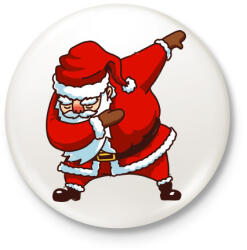 printfashion Dab santa - Kitűző, hűtőmágnes - Fehér (3082912)