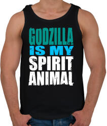 printfashion Spirit Animal - Férfi atléta - Fekete (2303744)