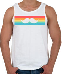 printfashion Egy mindenkiért! Mindenki egyért! - Férfi atléta - Fehér (5084694)