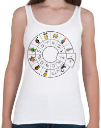 printfashion Nyilas - Női atléta - Fehér (868774)