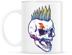 printfashion Punk-rock koponya - Bögre - Fehér (1764750)