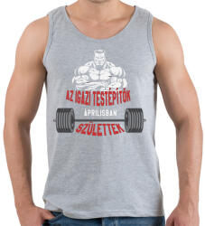 printfashion IT Április - Férfi atléta - Sport szürke (1915252)