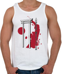 printfashion Japán közmondás - Férfi atléta - Fehér (7630536)