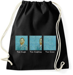 printfashion Van Gogh - Sportzsák, Tornazsák - Fekete (2261463)