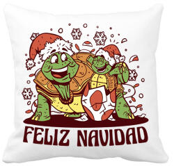 printfashion Feliz Navidad - Párnahuzat, Díszpárnahuzat - Fehér (10154687)