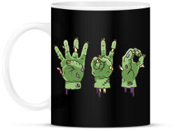 printfashion Zombi 420 - Bögre - Fekete (14058443)