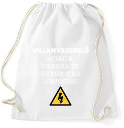 printfashion Villanyszerelő póló - Sportzsák, Tornazsák - Fehér (7622022)