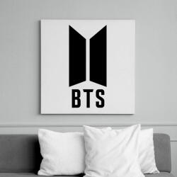 printfashion BTS black - Vászonkép - Fehér (6622980)