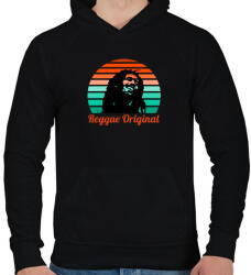 printfashion Reggae Original - Férfi kapucnis pulóver - Fekete (11351751)
