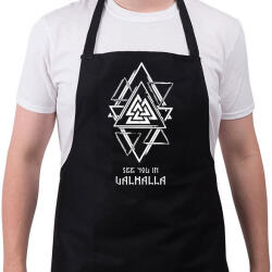 printfashion See you in Valhalla - Kötény - Fekete (15516467)