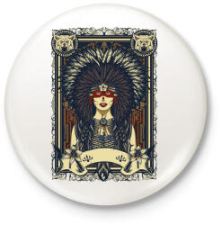 printfashion A szüzek törzse - Kitűző, hűtőmágnes - Fehér (3074584)