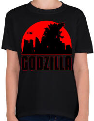 printfashion Godzilla - Gyerek póló - Fekete (13146347)