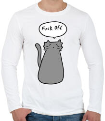 printfashion Kopj le! - Férfi hosszú ujjú póló - Fehér (2533484)