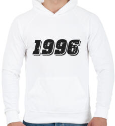 printfashion 1996 - Férfi kapucnis pulóver - Fehér (6183787)