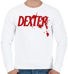 printfashion Dexter - Férfi pulóver - Fehér (2101773)