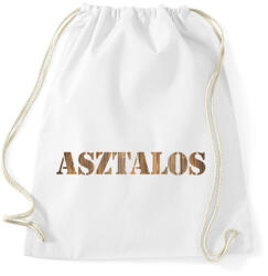 printfashion Asztalos - Fa mintás - Sportzsák, Tornazsák - Fehér (6561343)