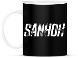 printfashion Sanhok - Fehér felirat - PUBG - Bögre - Fekete (1707741)