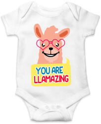 printfashion LLAMAZING - Baba Body - Fehér (1332728)