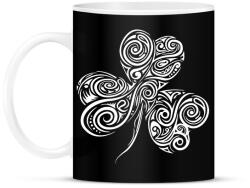 printfashion Szerencsehozó Lóhere - Bögre - Fekete (2354986)