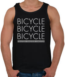 printfashion Bicikli - Férfi atléta - Fekete (522379)