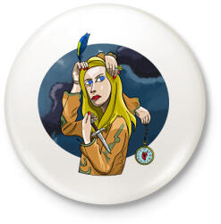 printfashion Empress - Kitűző, hűtőmágnes - Fehér (12006356)