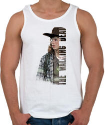 printfashion The Walking Dead Carl - Férfi atléta - Fehér (16301604)