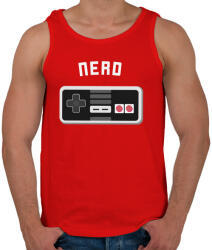 printfashion Retro gamer - Férfi atléta - Piros (310619)