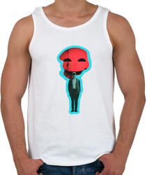 printfashion DSL Cloud Smiley #5 - Férfi atléta - Fehér (15986714)