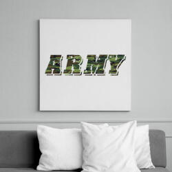 printfashion Army - Vászonkép - Fehér (6637794)