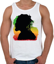 printfashion Rastafari - Férfi atléta - Fehér (7661702)