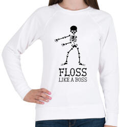 printfashion Flossing dance - Női pulóver - Fehér (1302110)