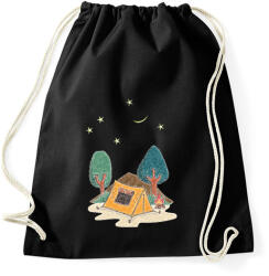 printfashion sátorozás - Sportzsák, Tornazsák - Fekete (1606179)