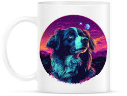 printfashion Galaxy Border Collie - Bögre - Fehér (16701908)