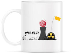 printfashion CSERNOBIL - Bögre - Fehér (7663970)