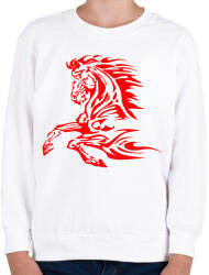 printfashion horse - Gyerek pulóver - Fehér (5166215)